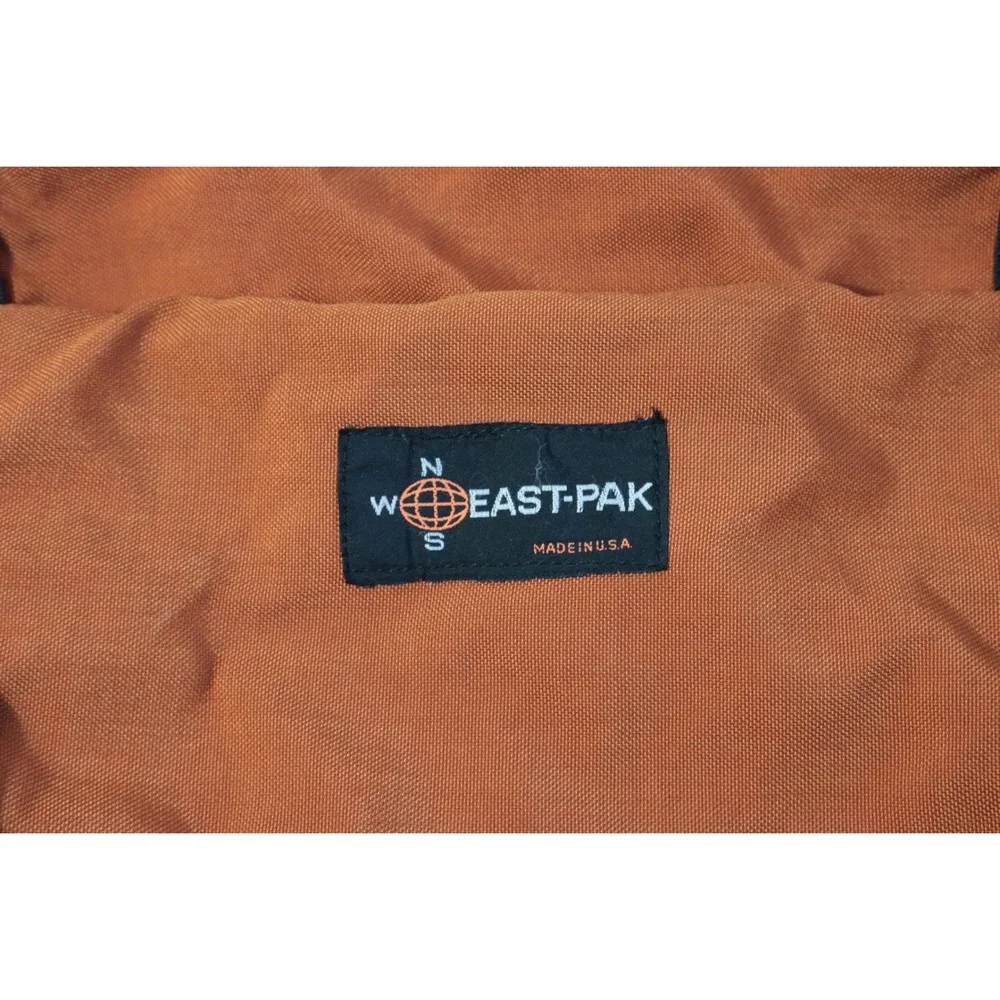 Eastpak Duffel Bag Luggage Travel Carry On Orange Black Made USA‎